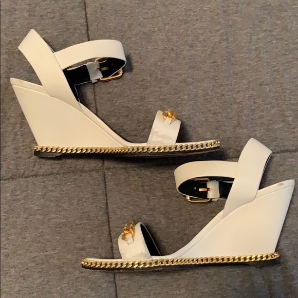 COBY WEDGE: Wedges White | Giuseppe Zanotti Giuseppe Zanotti wedge shoes